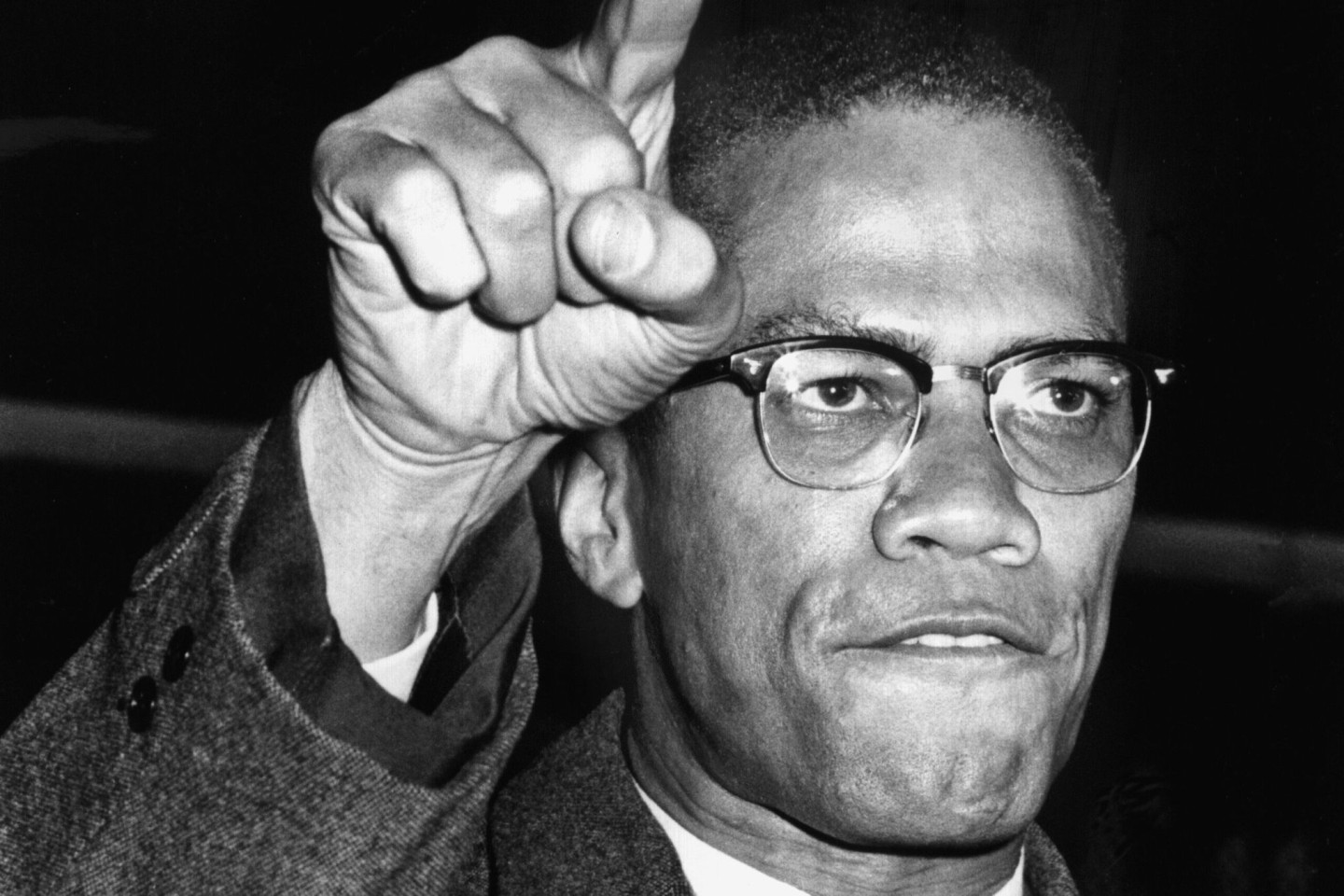 Der US-amerikanische Bürgerrechtler Malcolm X auf einer Kundgebung 1963. (Archivbild)
