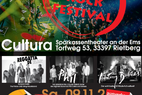 Cultura Rock Festival - Die Bands stehen fest!
