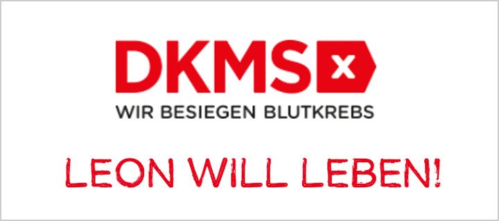 DKMS - Leon will leben! Große Registrierungsaktion