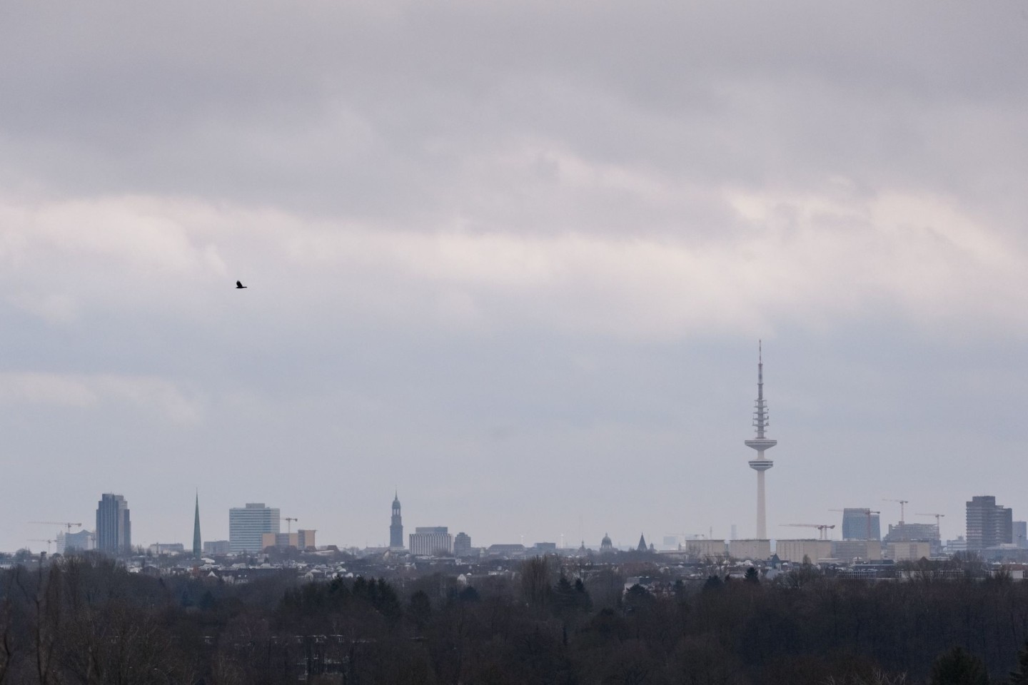 Schietwetter in Hamburg. Die Aussichten für die erste Januarwoche sind durchwachsen.