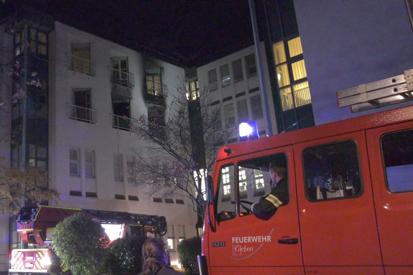 Der Sachschaden bei dem Brand in der Uniklinik Gießen wird auf etwa eine Million Euro geschätzt.