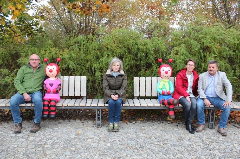 Neue Figuren im Gartenschaupark Rietberg