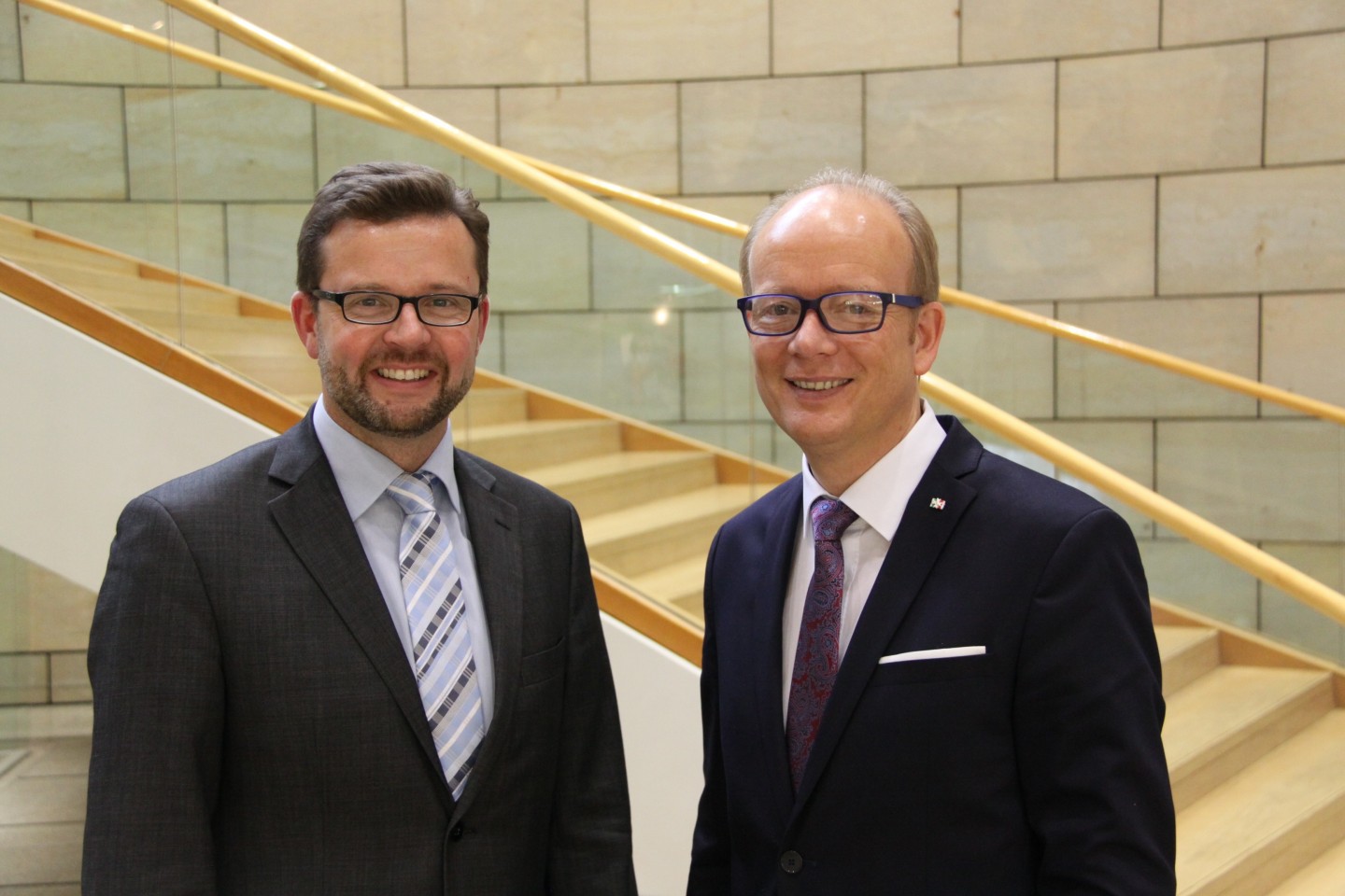 CDU-Landtagsabgeordnete Raphael Tigges und André Kuper