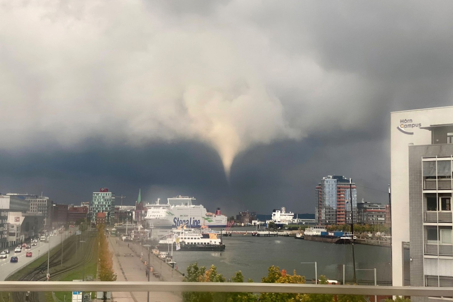 Tornado über Kiel: «Sind mit einem blauen Auge davon gekommen.»