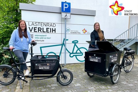 Lastenfahrräder werden in Rietberg kostenlos verliehen