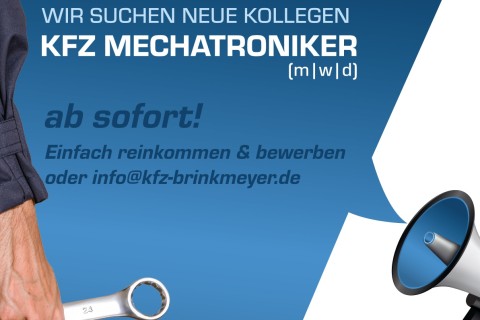 Kfz-Mechatroniker/in (m/w/d) in Delbrück gesucht